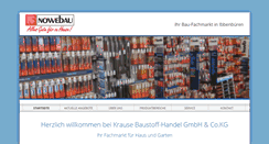 Desktop Screenshot of baustoff-krause.de